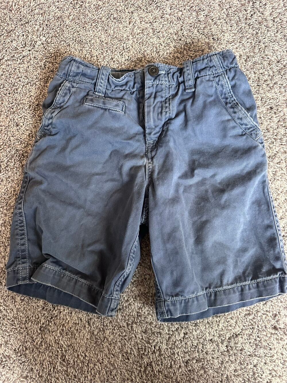 GAP Kids Boys Size 7 Regular Slate Blue Chino Shorts
